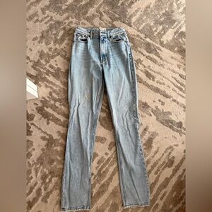 Abercrombie & Fitch Light Blue Straight Leg Jeans